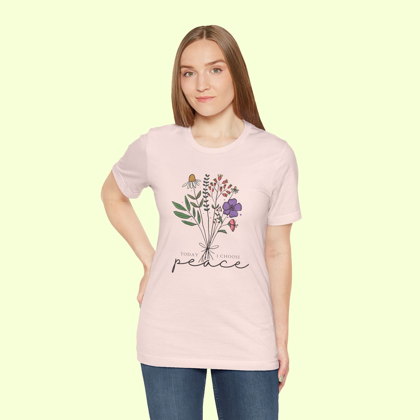 Today I Choose Peace. T-Shirt for Women | Inspirational Faith Quote Tee