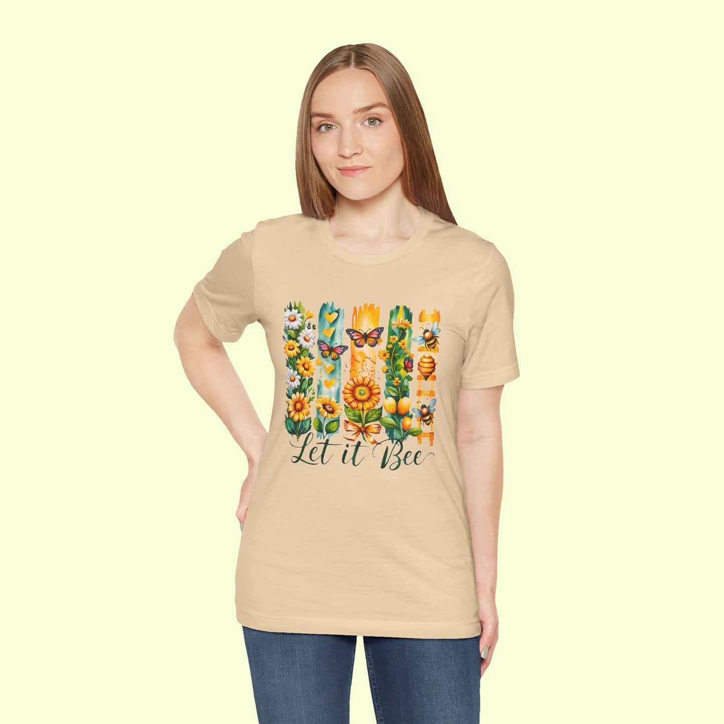 Let It Bee. T-Shirt for Women | Inspirational Faith Quote Tee