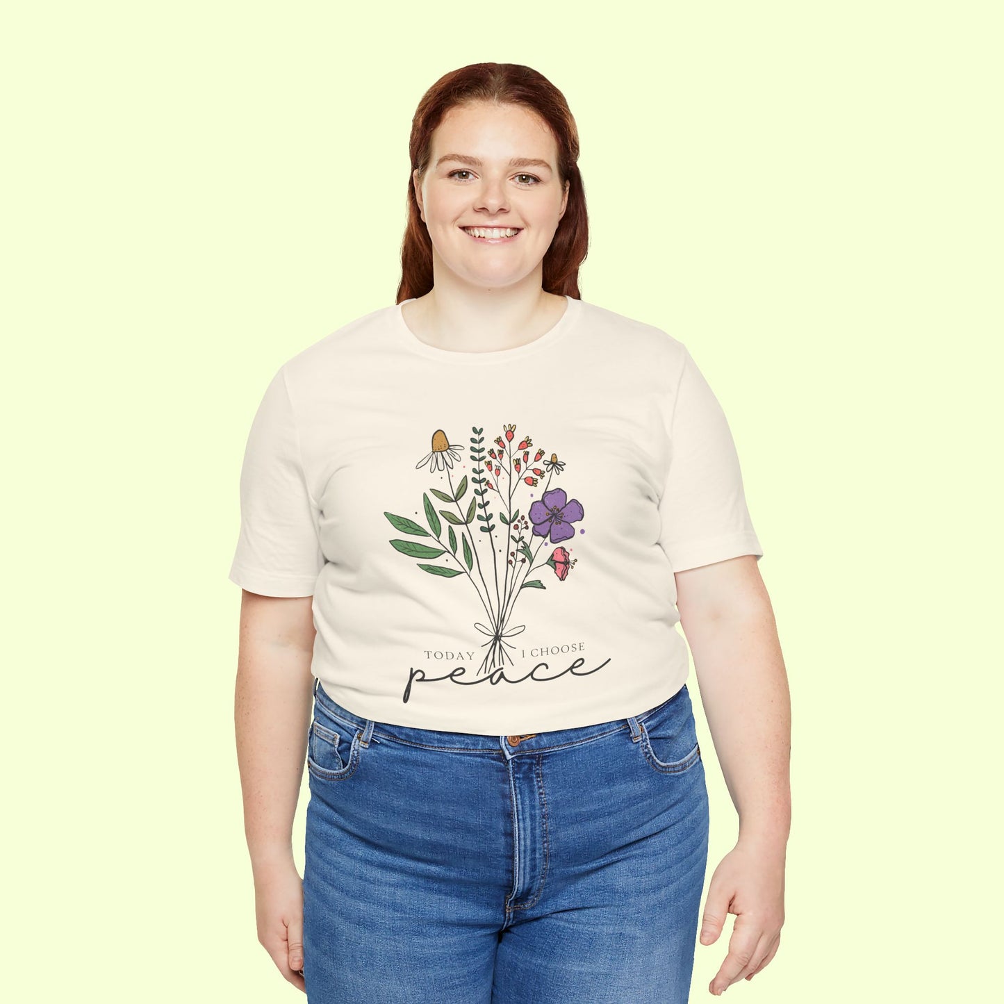 Today I Choose Peace. T-Shirt for Women | Inspirational Faith Quote Tee