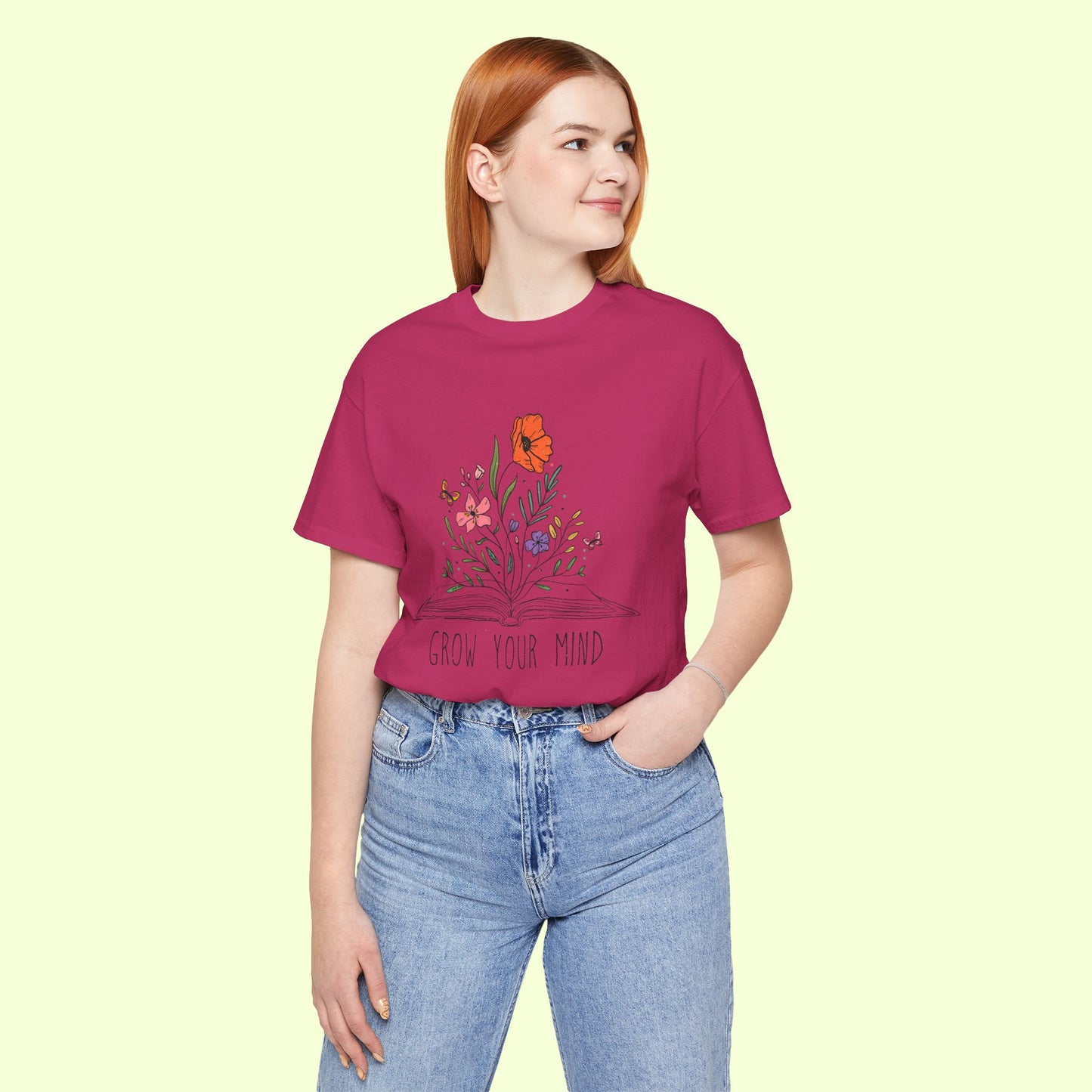 Grow Your Mind. T-Shirt for Women | Inspirational Faith Quote Tee