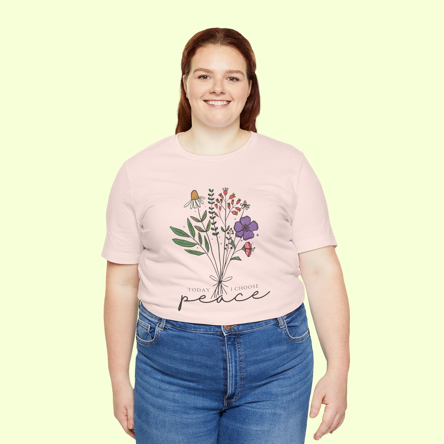 Today I Choose Peace. T-Shirt for Women | Inspirational Faith Quote Tee