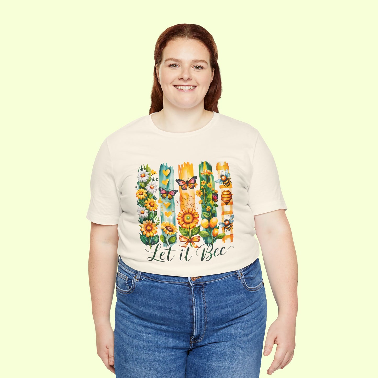 Let It Bee. T-Shirt for Women | Inspirational Faith Quote Tee