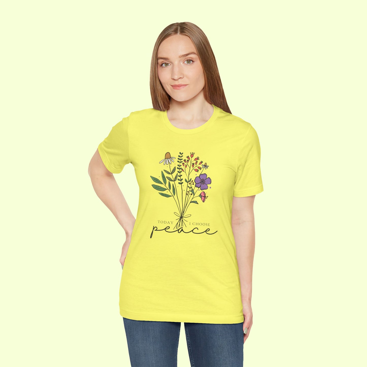 Today I Choose Peace. T-Shirt for Women | Inspirational Faith Quote Tee