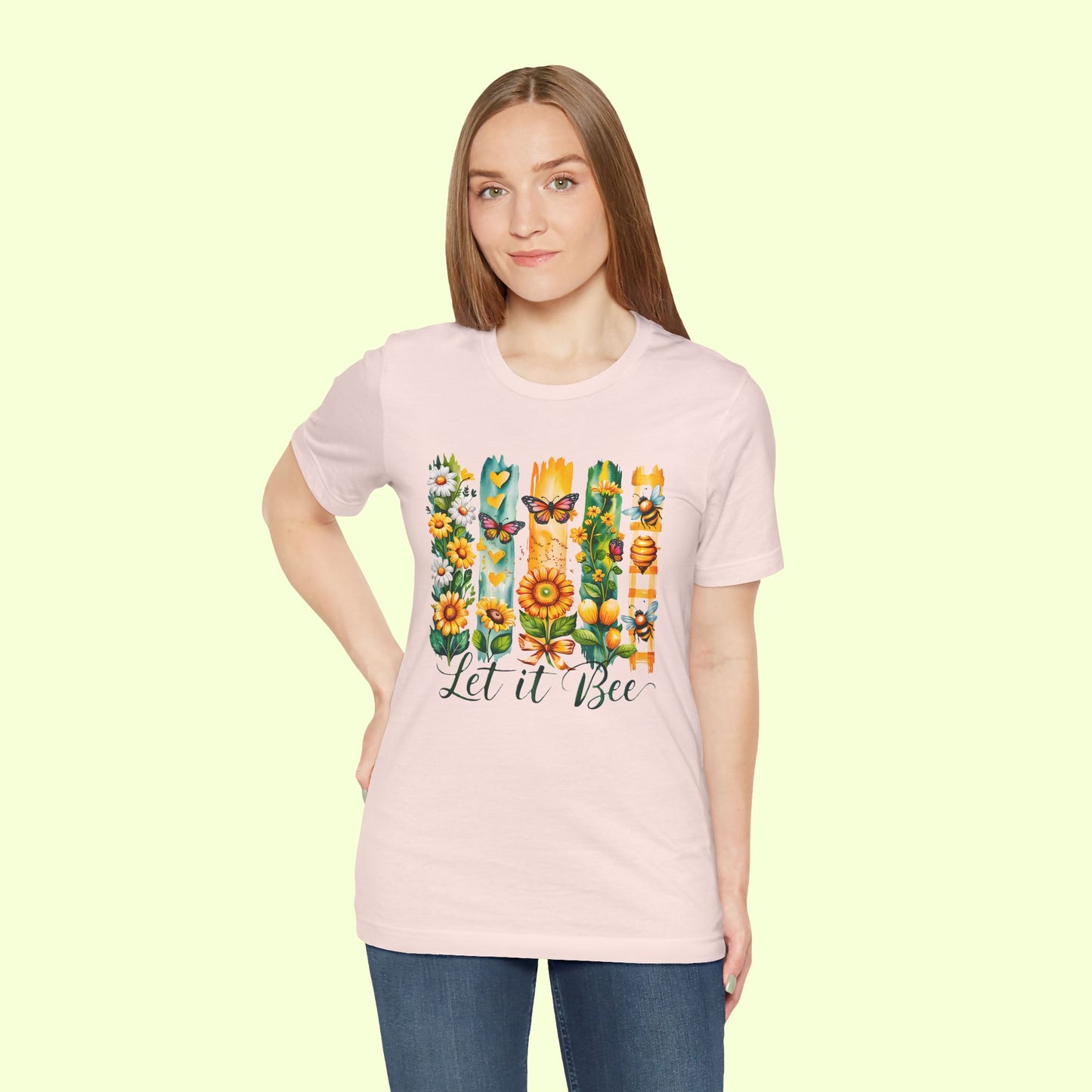 Let It Bee. T-Shirt for Women | Inspirational Faith Quote Tee