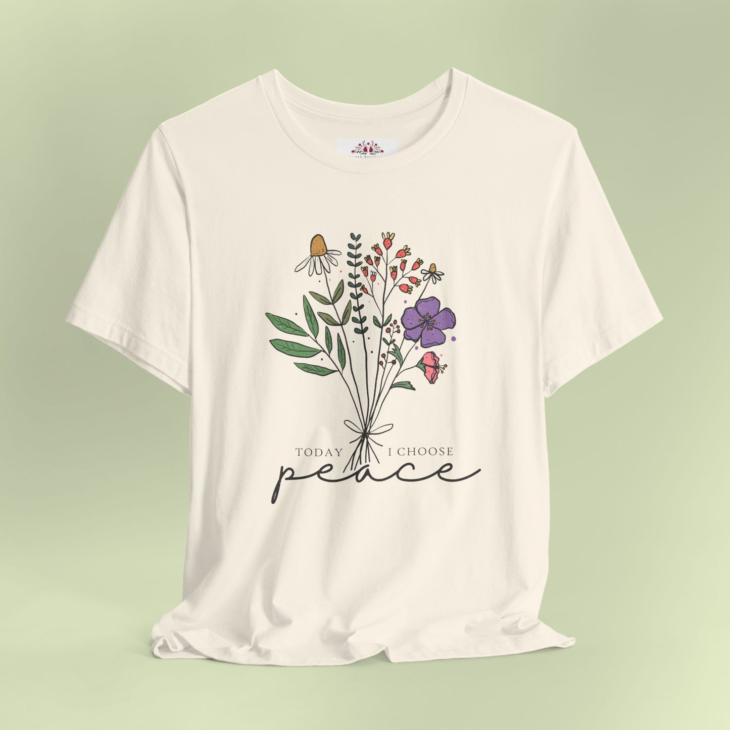 Today I Choose Peace. T-Shirt for Women | Inspirational Faith Quote Tee