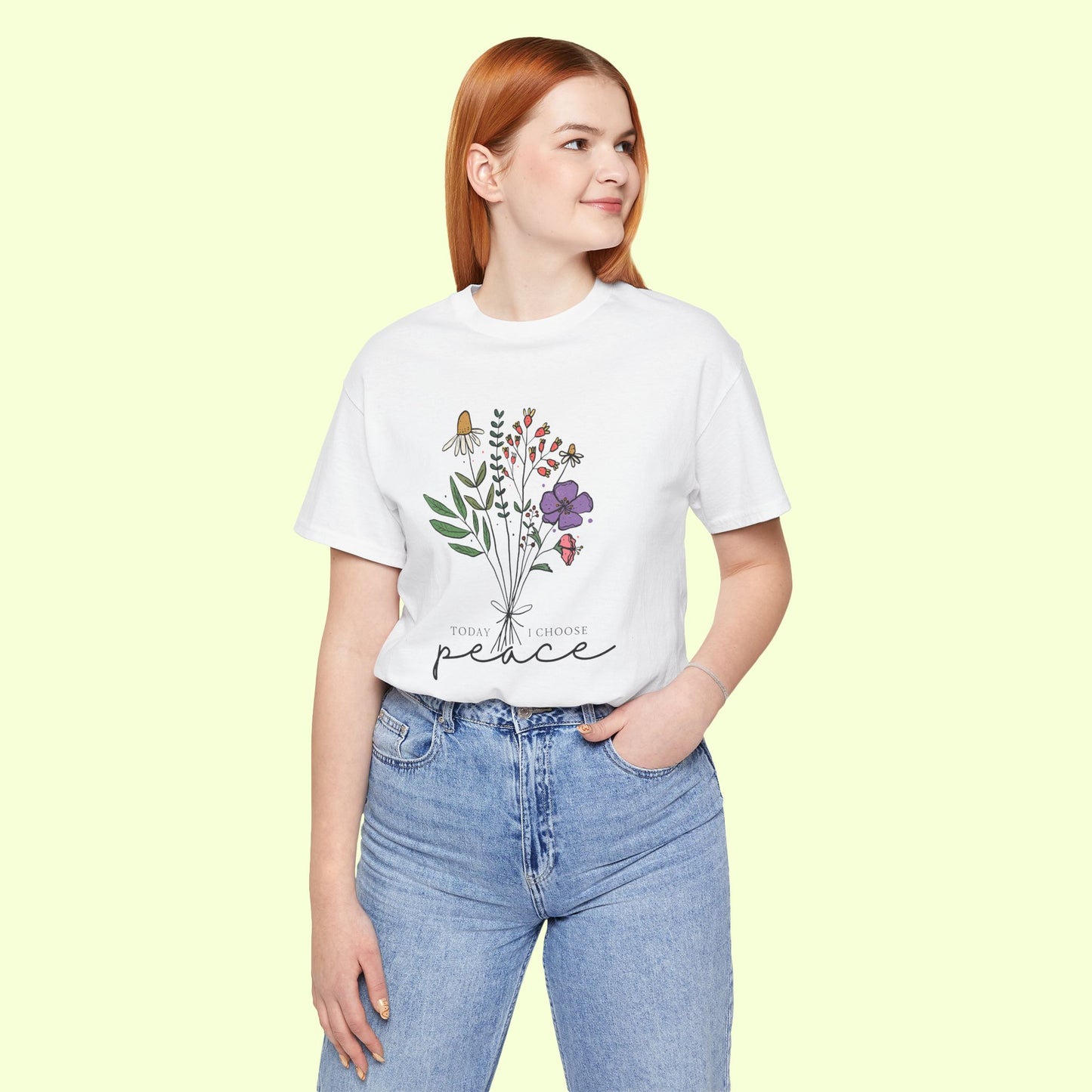 Today I Choose Peace. T-Shirt for Women | Inspirational Faith Quote Tee