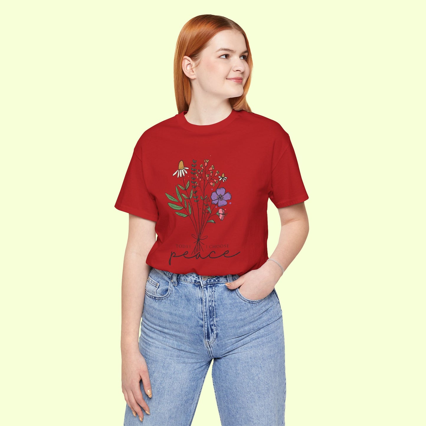 Today I Choose Peace. T-Shirt for Women | Inspirational Faith Quote Tee