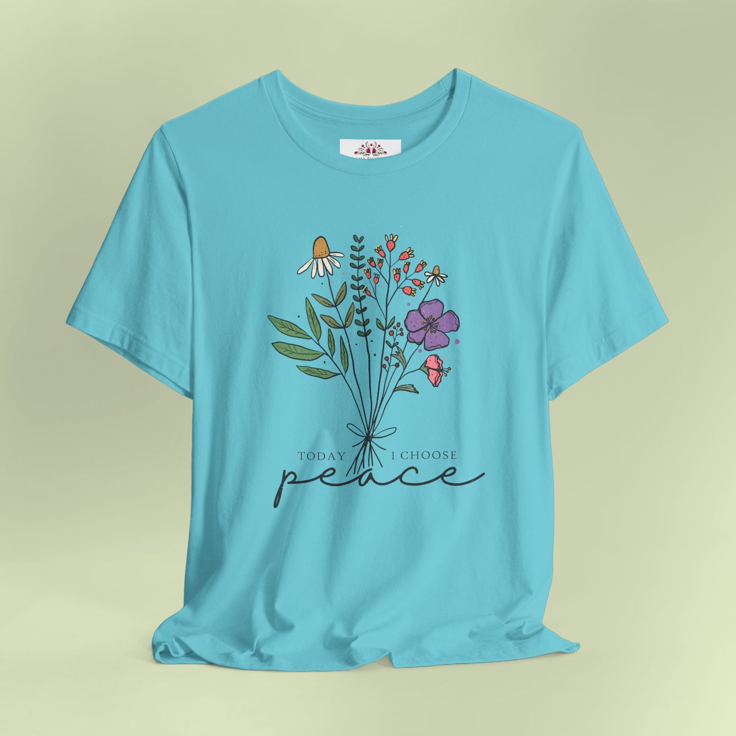 Today I Choose Peace. T-Shirt for Women | Inspirational Faith Quote Tee