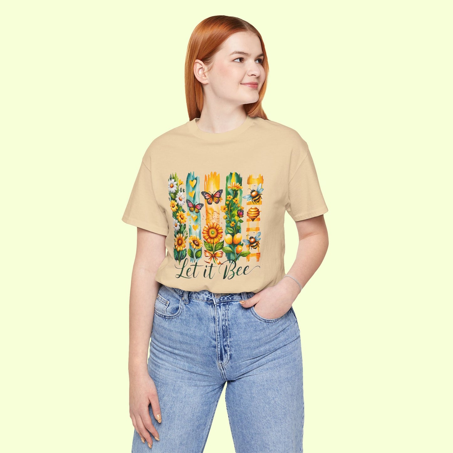 Let It Bee. T-Shirt for Women | Inspirational Faith Quote Tee