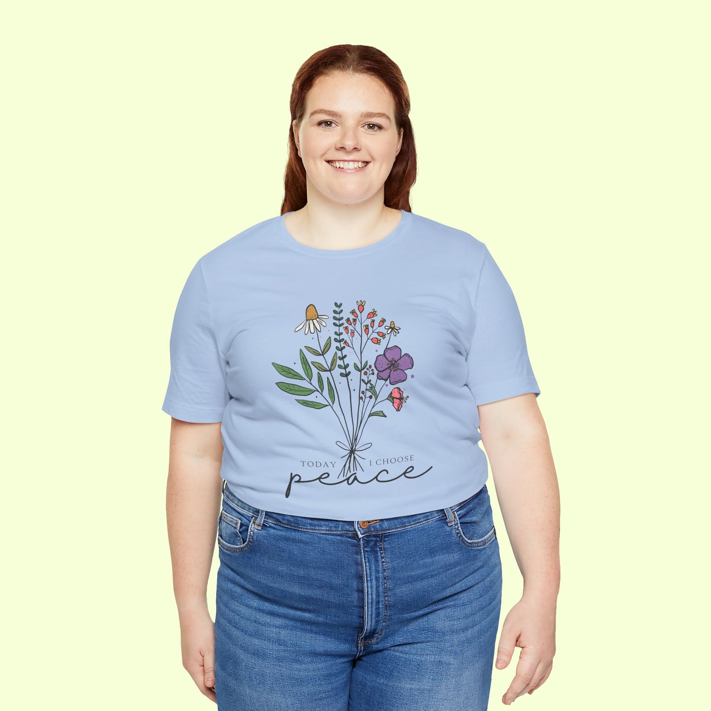 Today I Choose Peace. T-Shirt for Women | Inspirational Faith Quote Tee