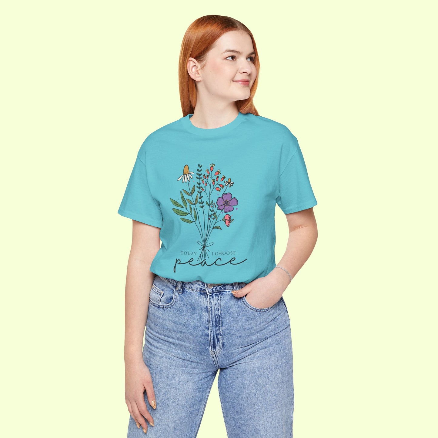 Today I Choose Peace. T-Shirt for Women | Inspirational Faith Quote Tee