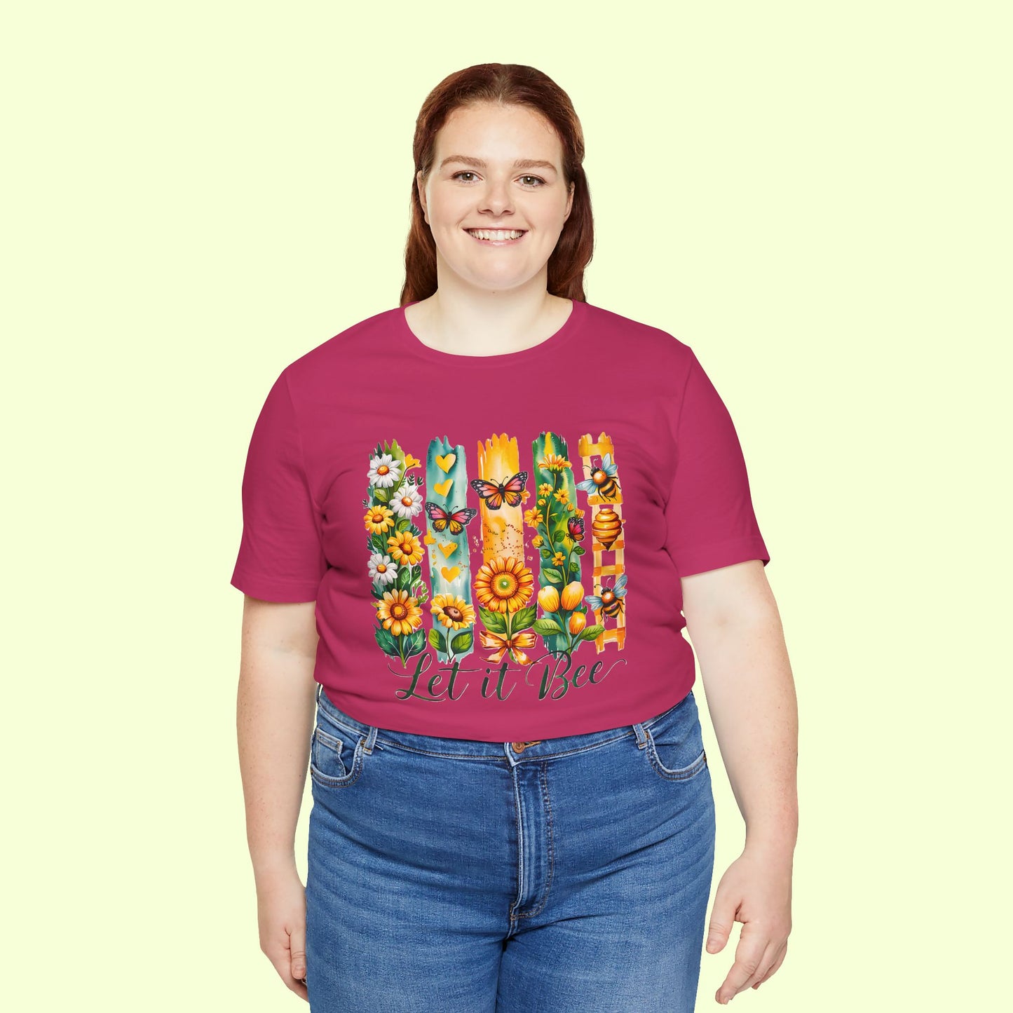 Let It Bee. T-Shirt for Women | Inspirational Faith Quote Tee