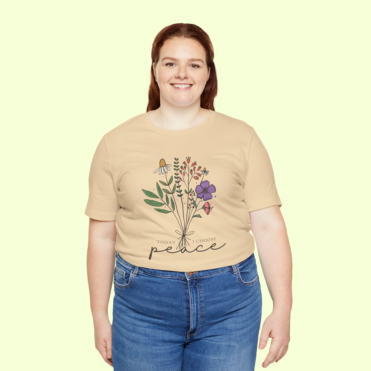 Today I Choose Peace. T-Shirt for Women | Inspirational Faith Quote Tee