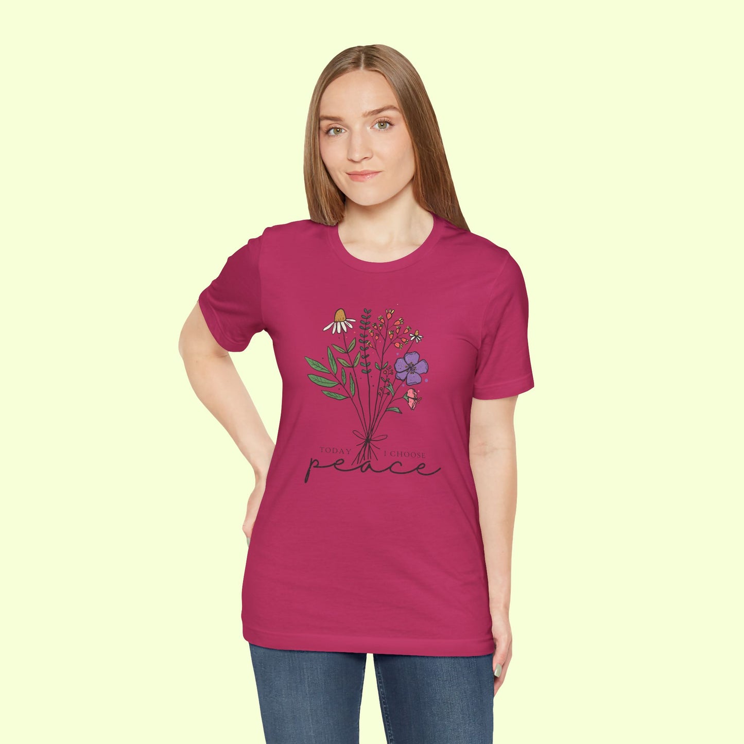 Today I Choose Peace. T-Shirt for Women | Inspirational Faith Quote Tee