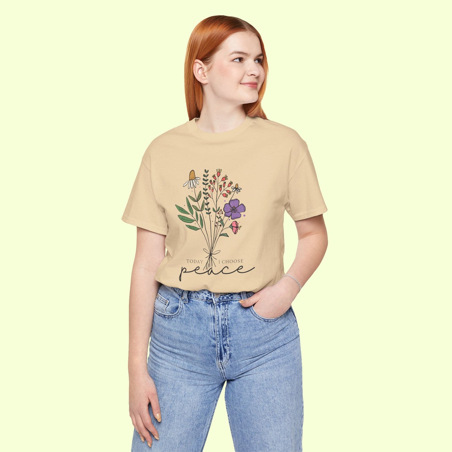 Today I Choose Peace. T-Shirt for Women | Inspirational Faith Quote Tee