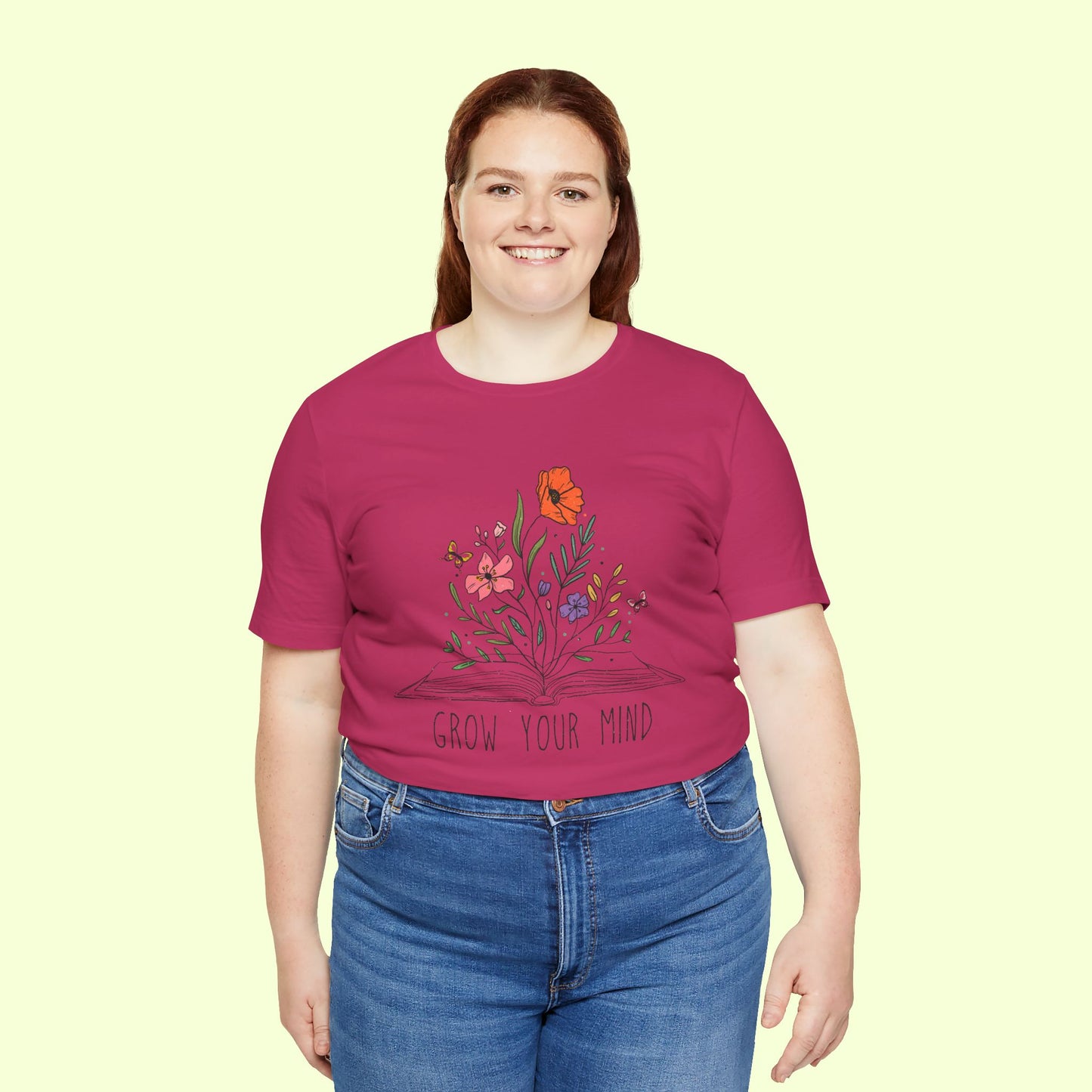 Grow Your Mind. T-Shirt for Women | Inspirational Faith Quote Tee