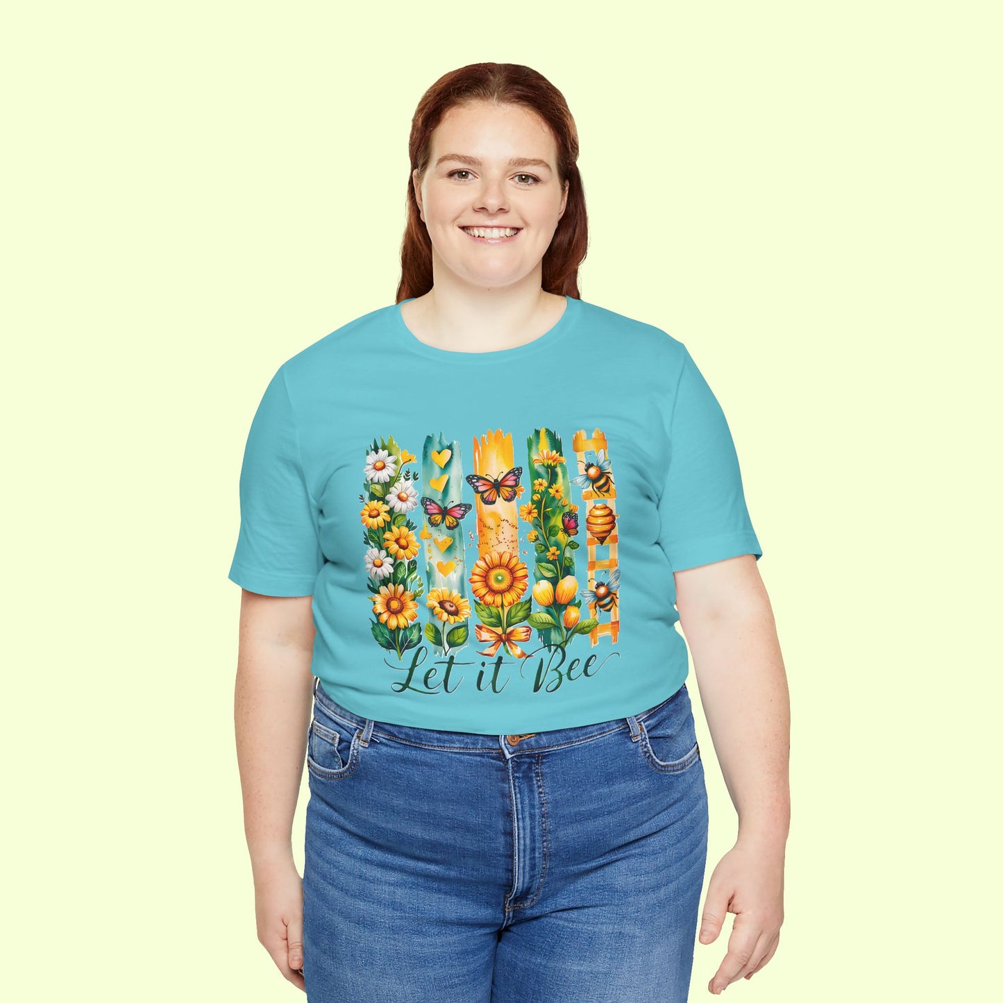 Let It Bee. T-Shirt for Women | Inspirational Faith Quote Tee
