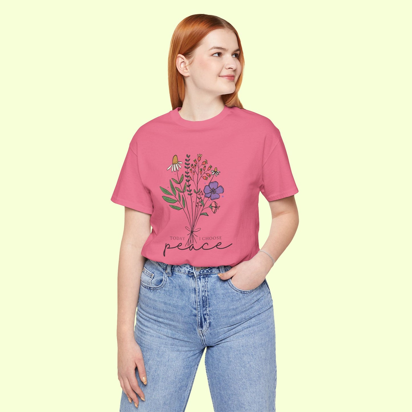Today I Choose Peace. T-Shirt for Women | Inspirational Faith Quote Tee