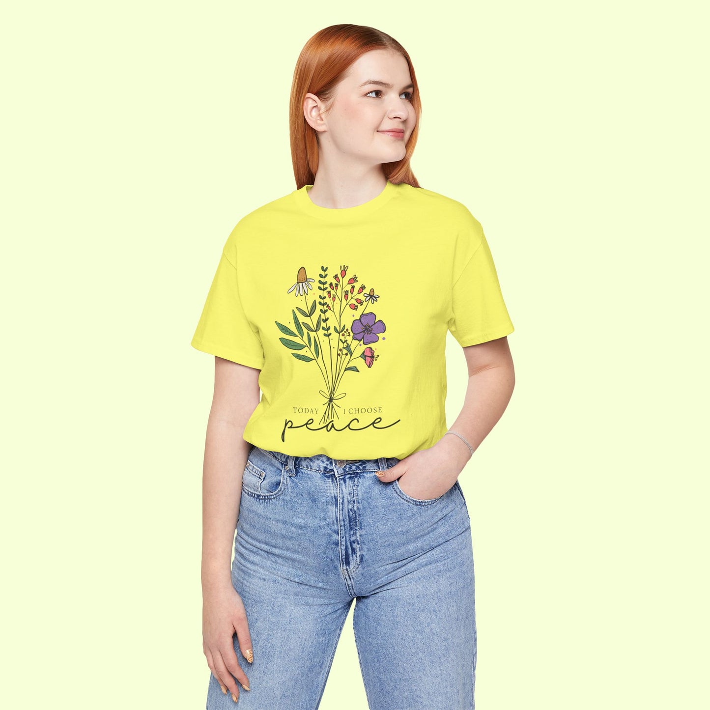 Today I Choose Peace. T-Shirt for Women | Inspirational Faith Quote Tee