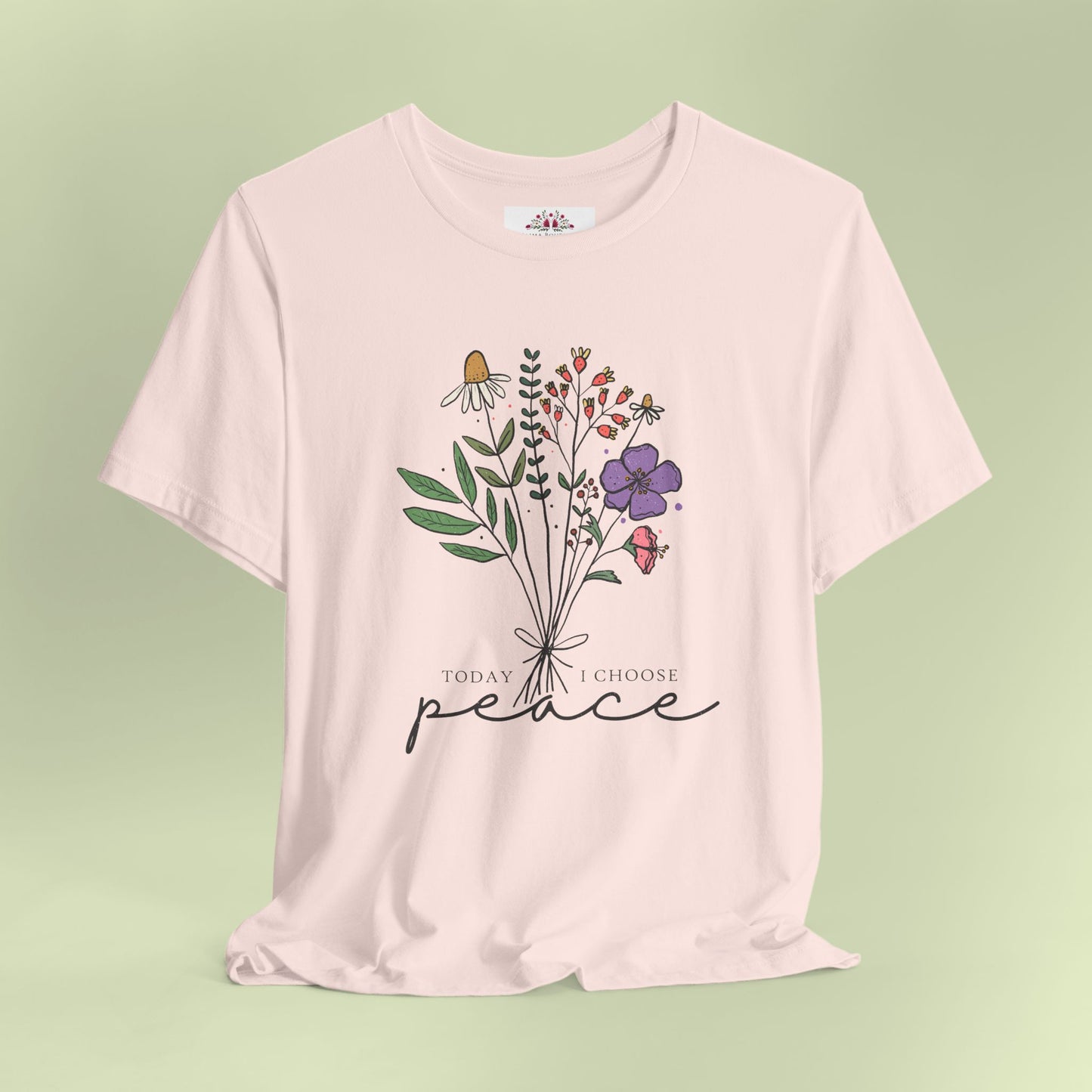 Today I Choose Peace. T-Shirt for Women | Inspirational Faith Quote Tee