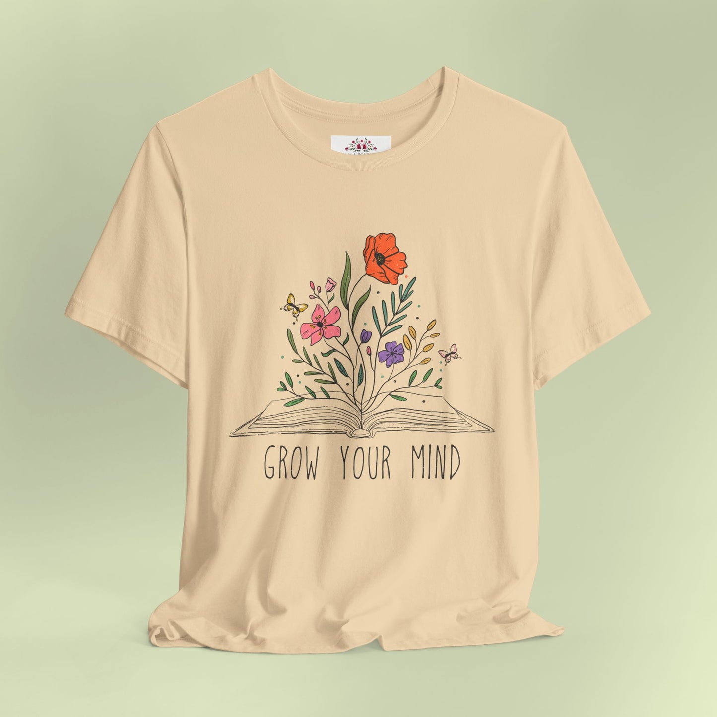 Grow Your Mind. T-Shirt for Women | Inspirational Faith Quote Tee
