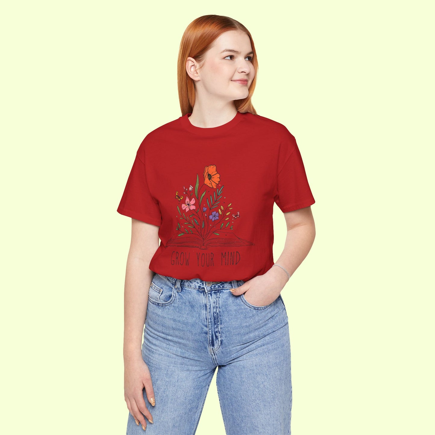 Grow Your Mind. T-Shirt for Women | Inspirational Faith Quote Tee