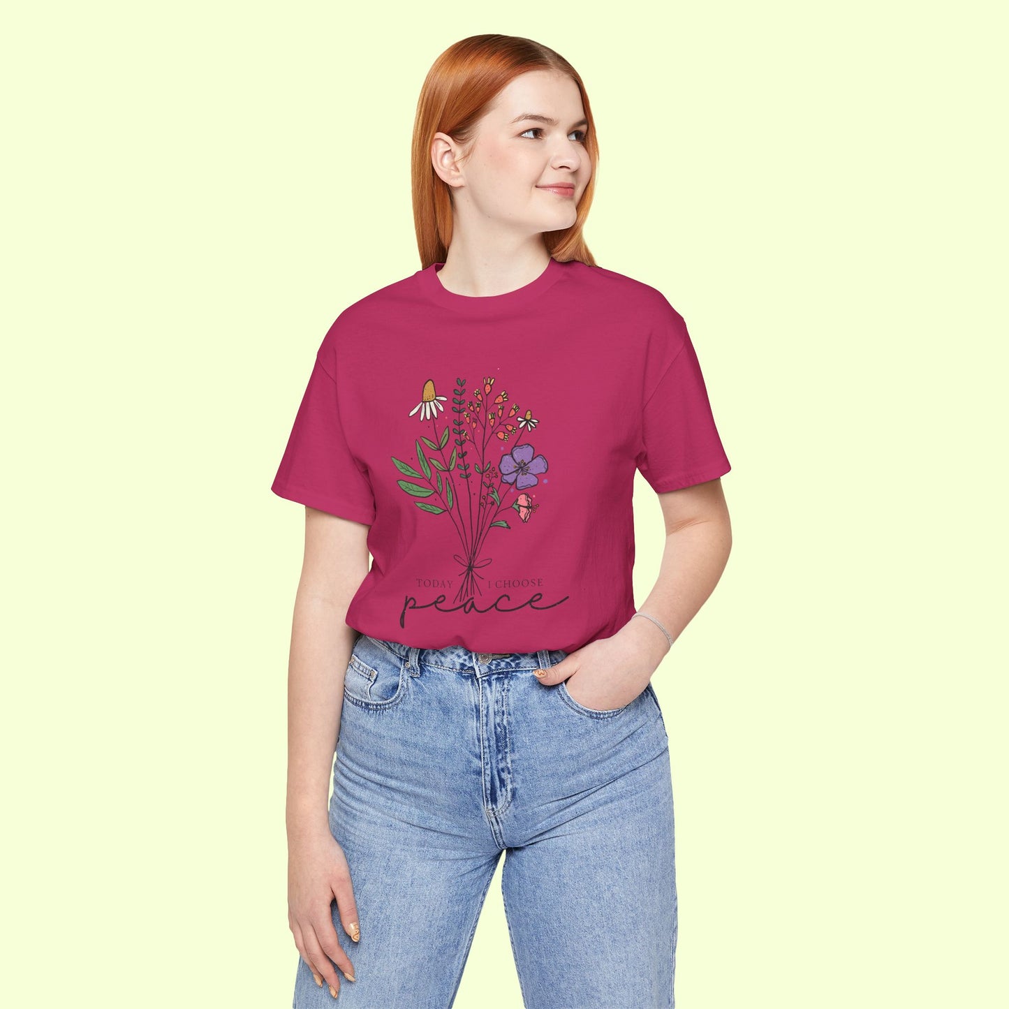 Today I Choose Peace. T-Shirt for Women | Inspirational Faith Quote Tee