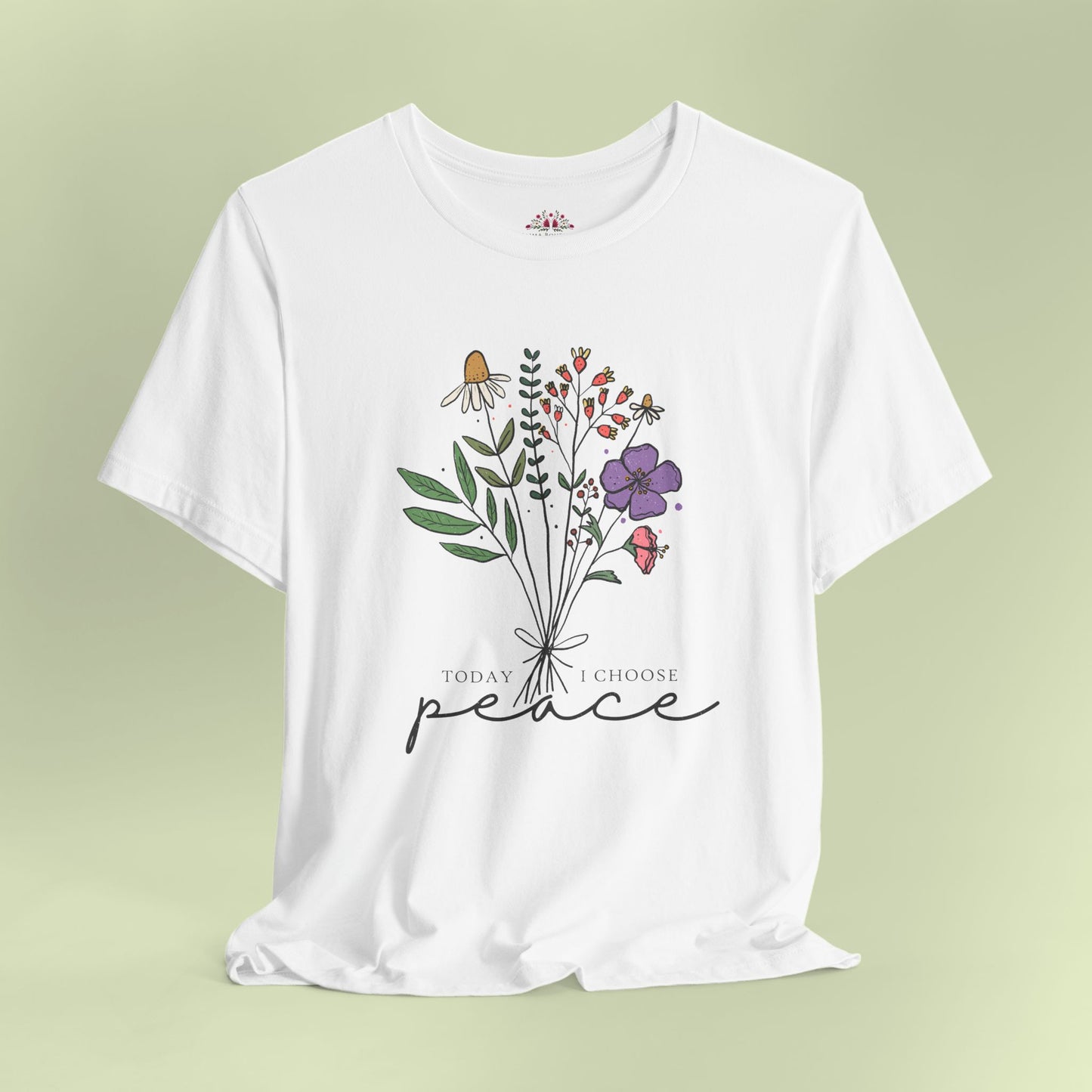 Today I Choose Peace. T-Shirt for Women | Inspirational Faith Quote Tee