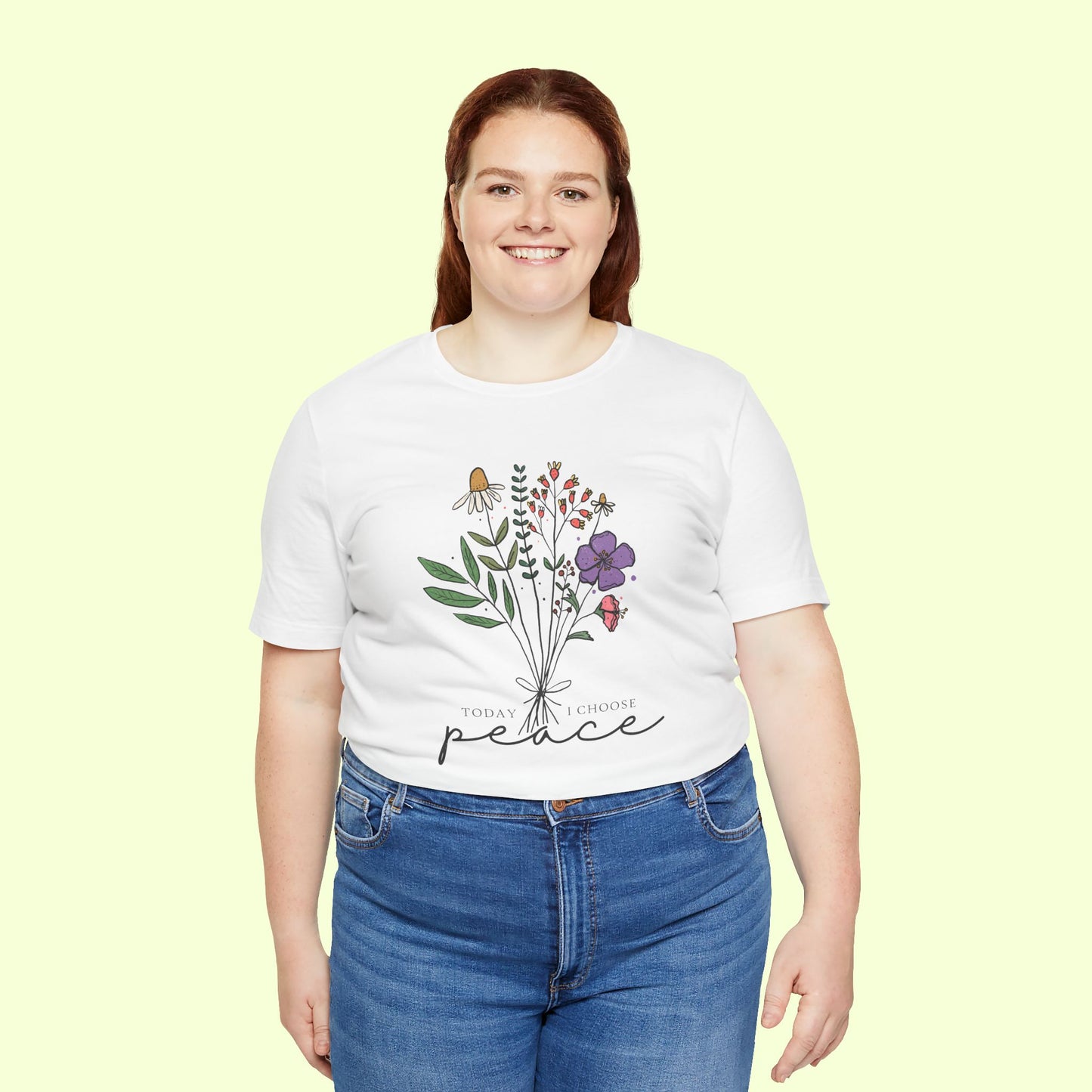Today I Choose Peace. T-Shirt for Women | Inspirational Faith Quote Tee