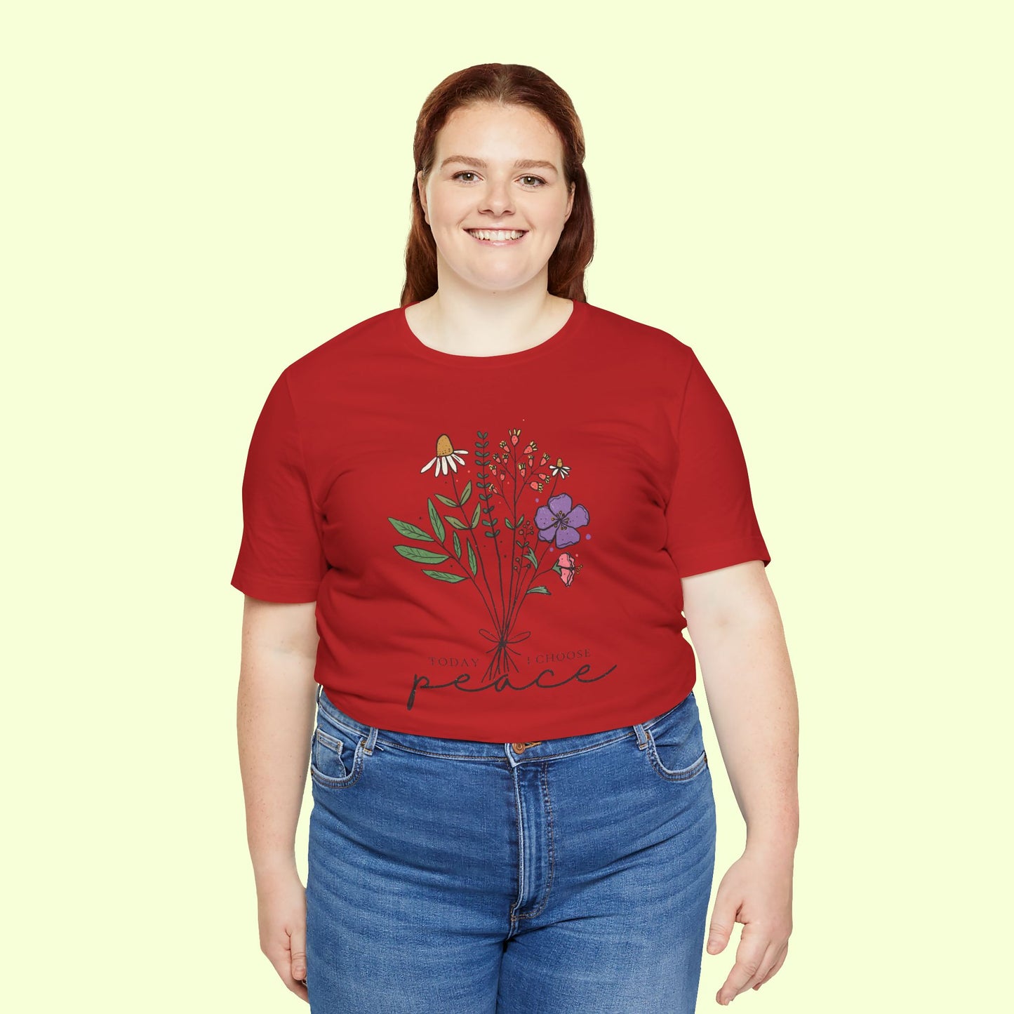 Today I Choose Peace. T-Shirt for Women | Inspirational Faith Quote Tee
