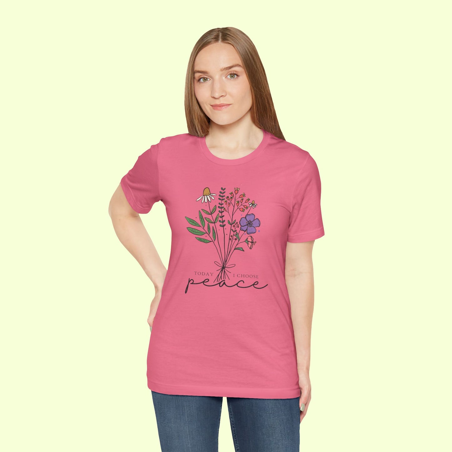 Today I Choose Peace. T-Shirt for Women | Inspirational Faith Quote Tee