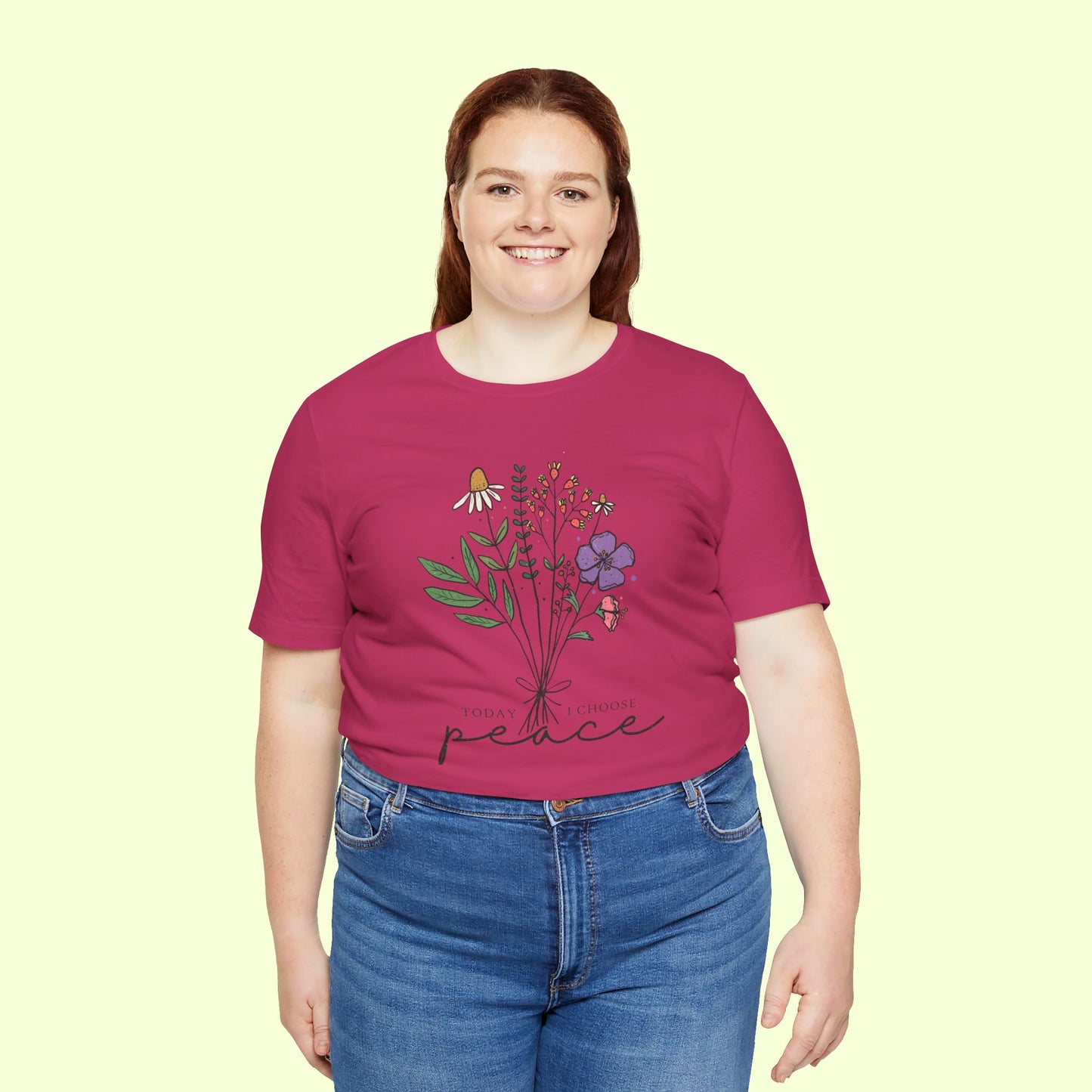 Today I Choose Peace. T-Shirt for Women | Inspirational Faith Quote Tee