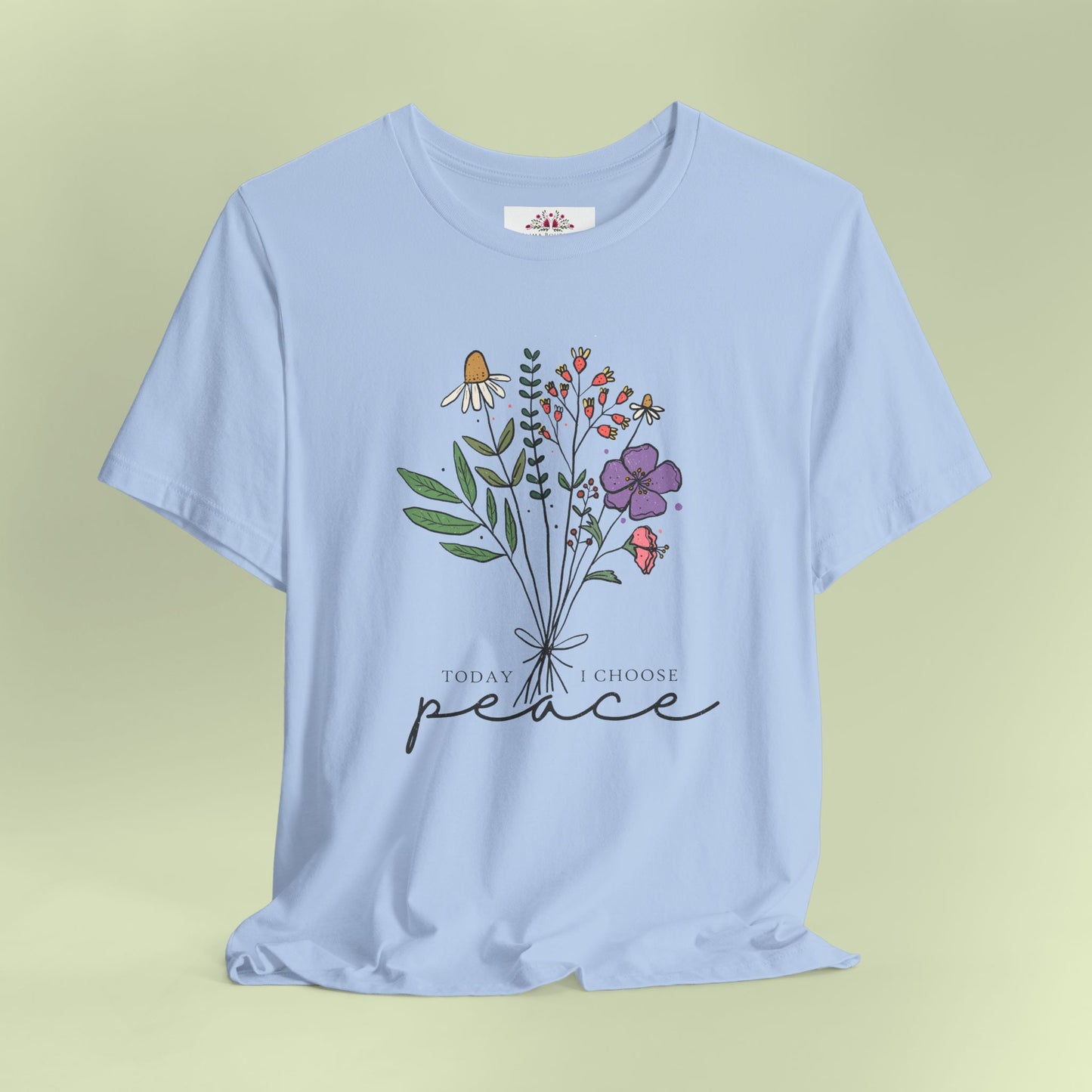 Today I Choose Peace. T-Shirt for Women | Inspirational Faith Quote Tee