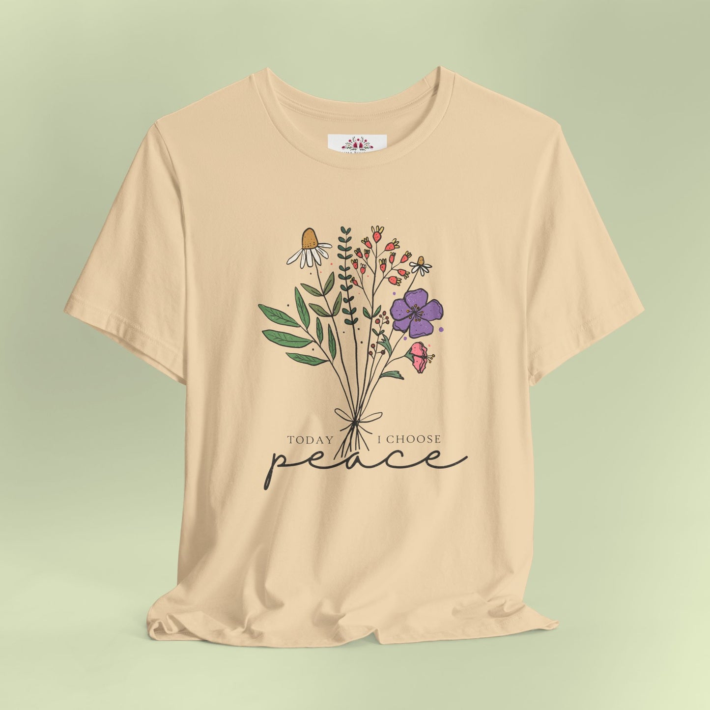 Today I Choose Peace. T-Shirt for Women | Inspirational Faith Quote Tee