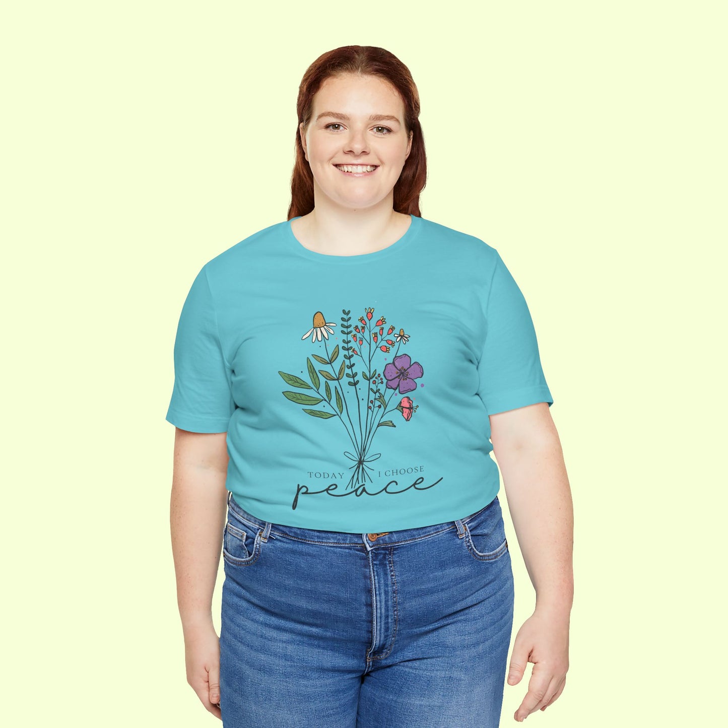 Today I Choose Peace. T-Shirt for Women | Inspirational Faith Quote Tee