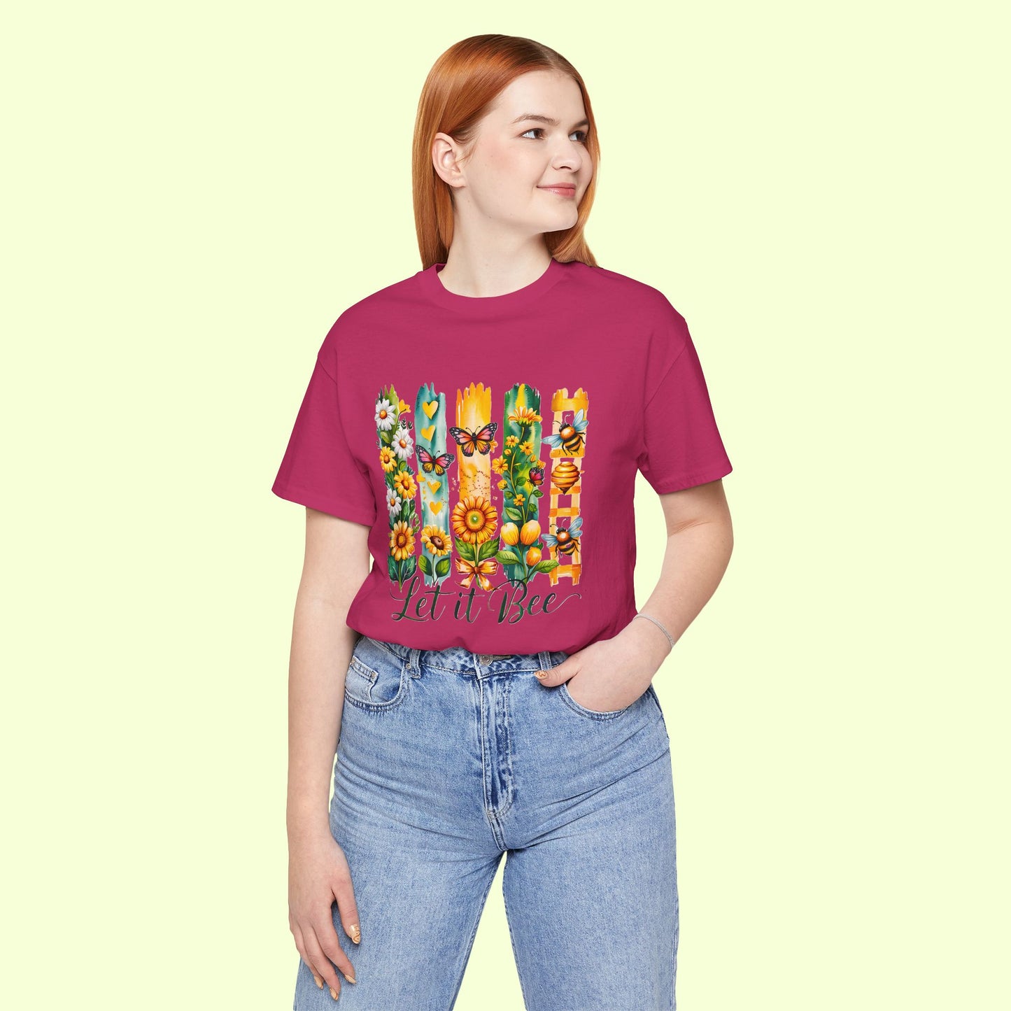 Let It Bee. T-Shirt for Women | Inspirational Faith Quote Tee