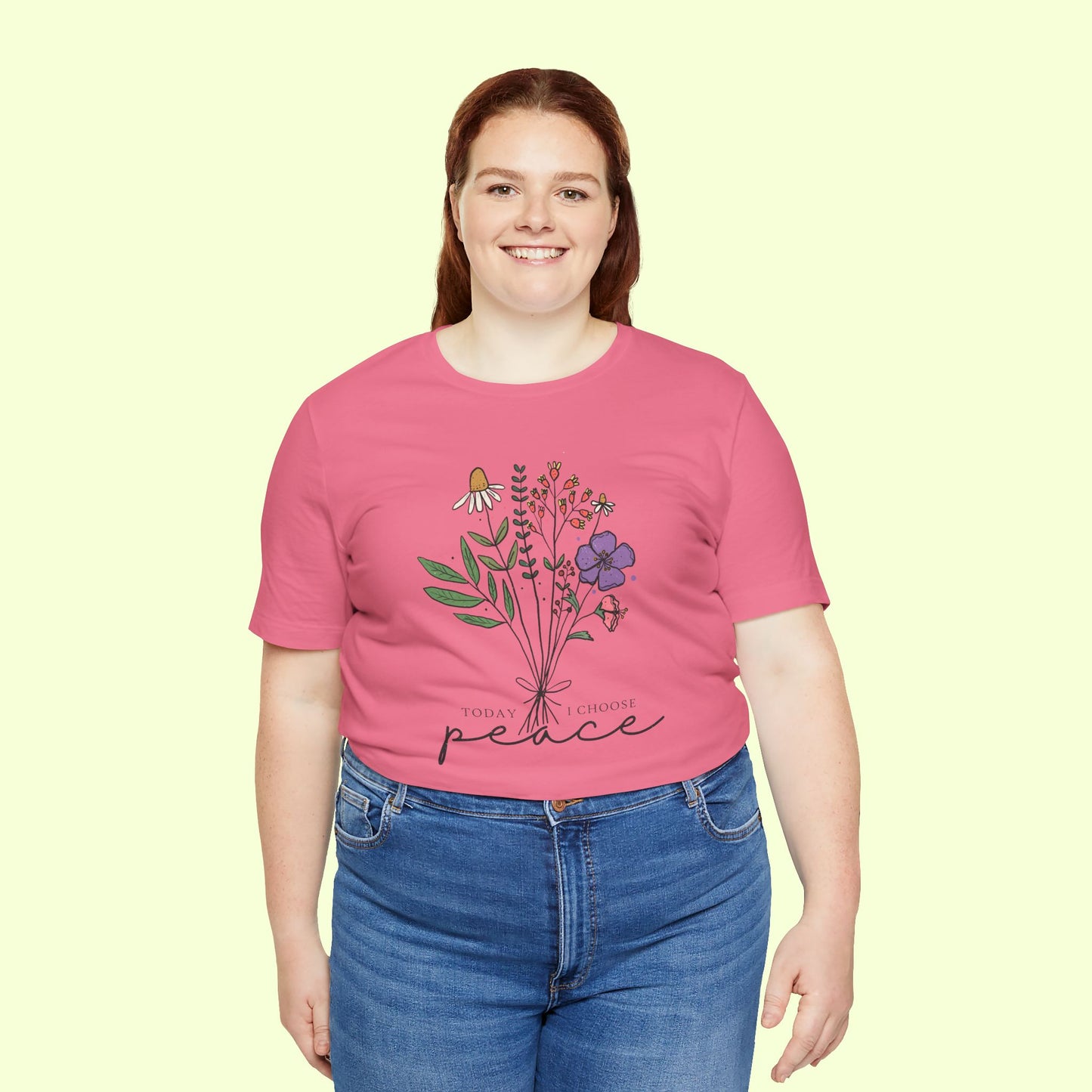 Today I Choose Peace. T-Shirt for Women | Inspirational Faith Quote Tee