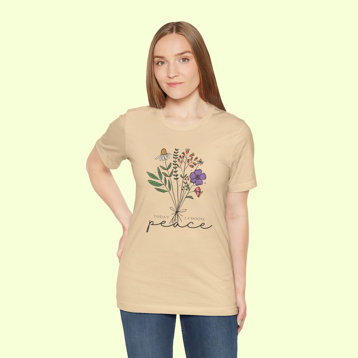 Today I Choose Peace. T-Shirt for Women | Inspirational Faith Quote Tee