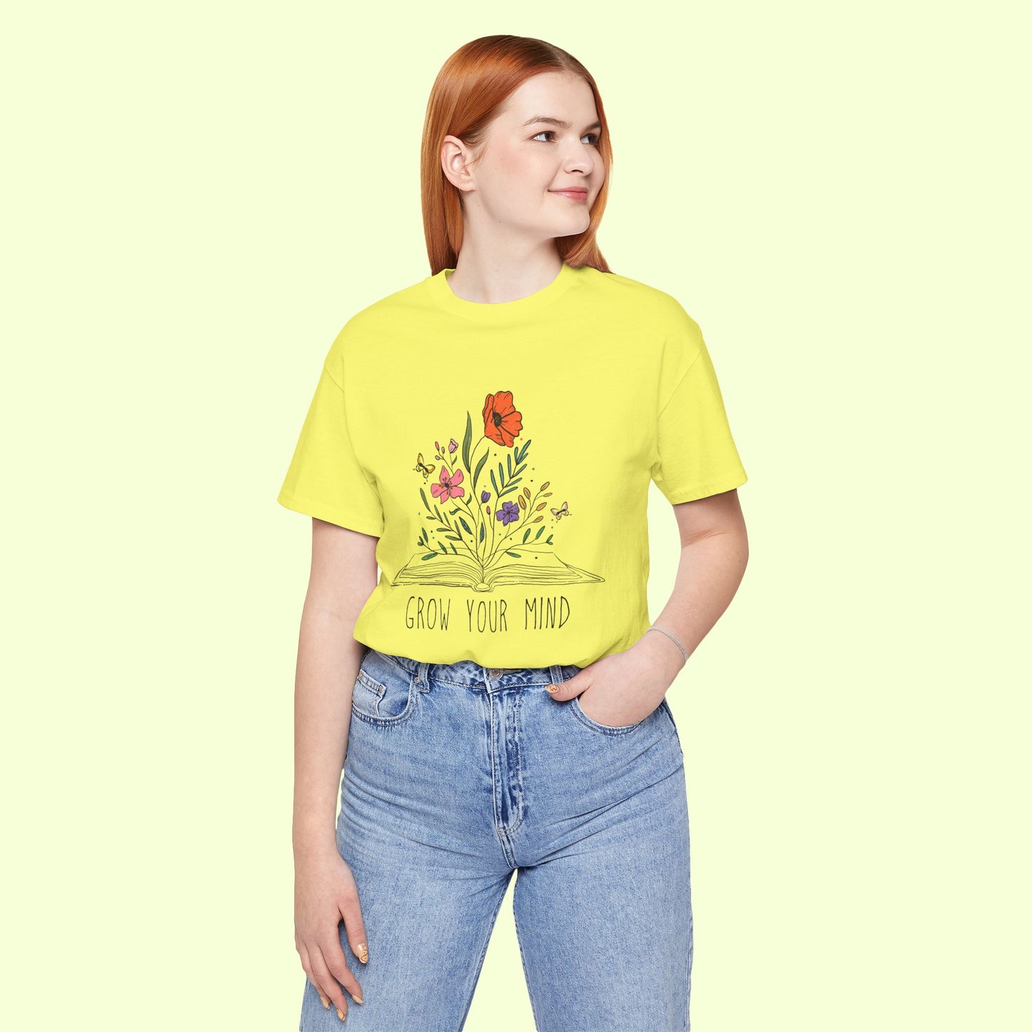 Grow Your Mind. T-Shirt for Women | Inspirational Faith Quote Tee