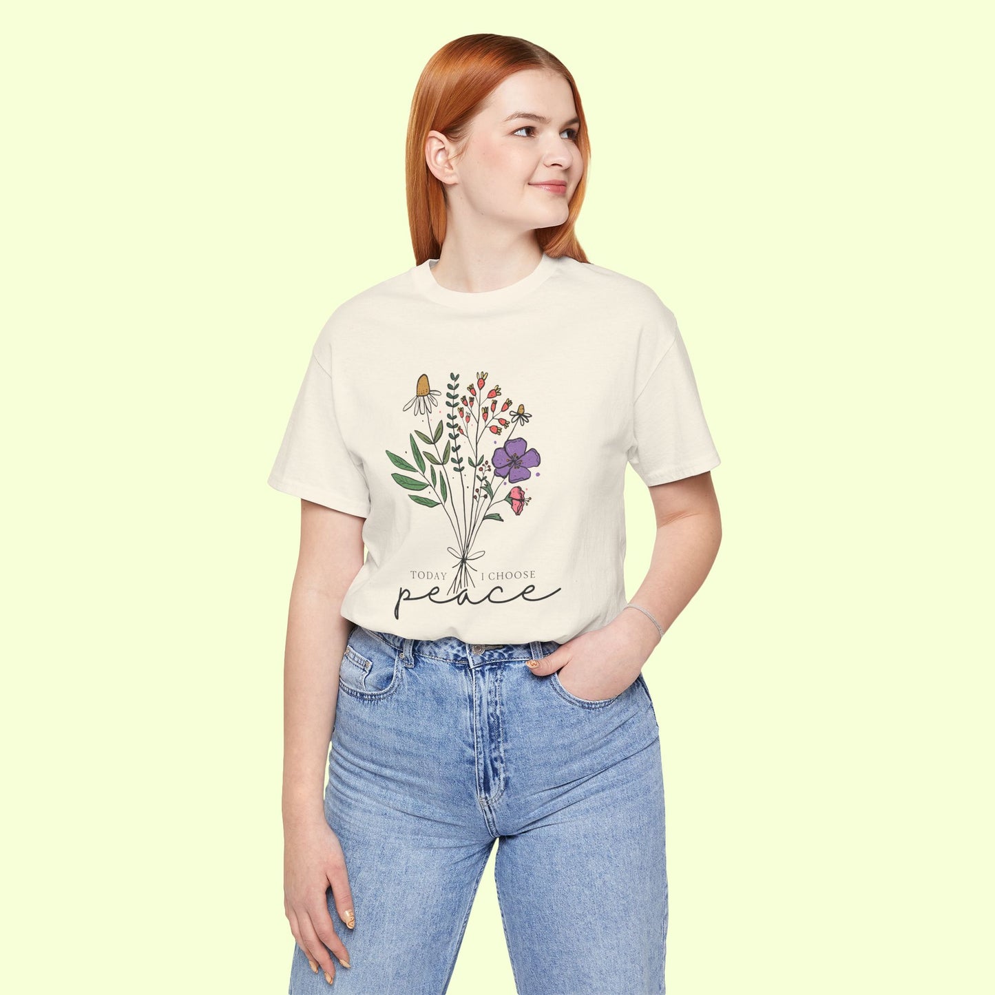 Today I Choose Peace. T-Shirt for Women | Inspirational Faith Quote Tee