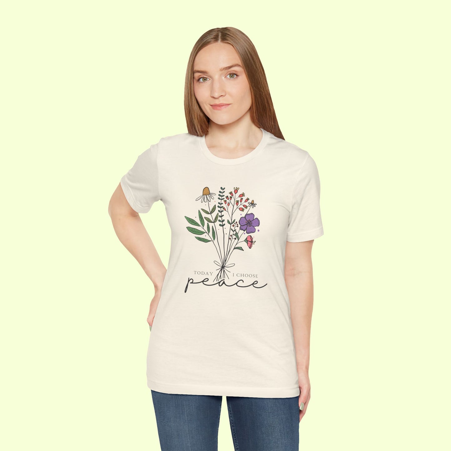 Today I Choose Peace. T-Shirt for Women | Inspirational Faith Quote Tee