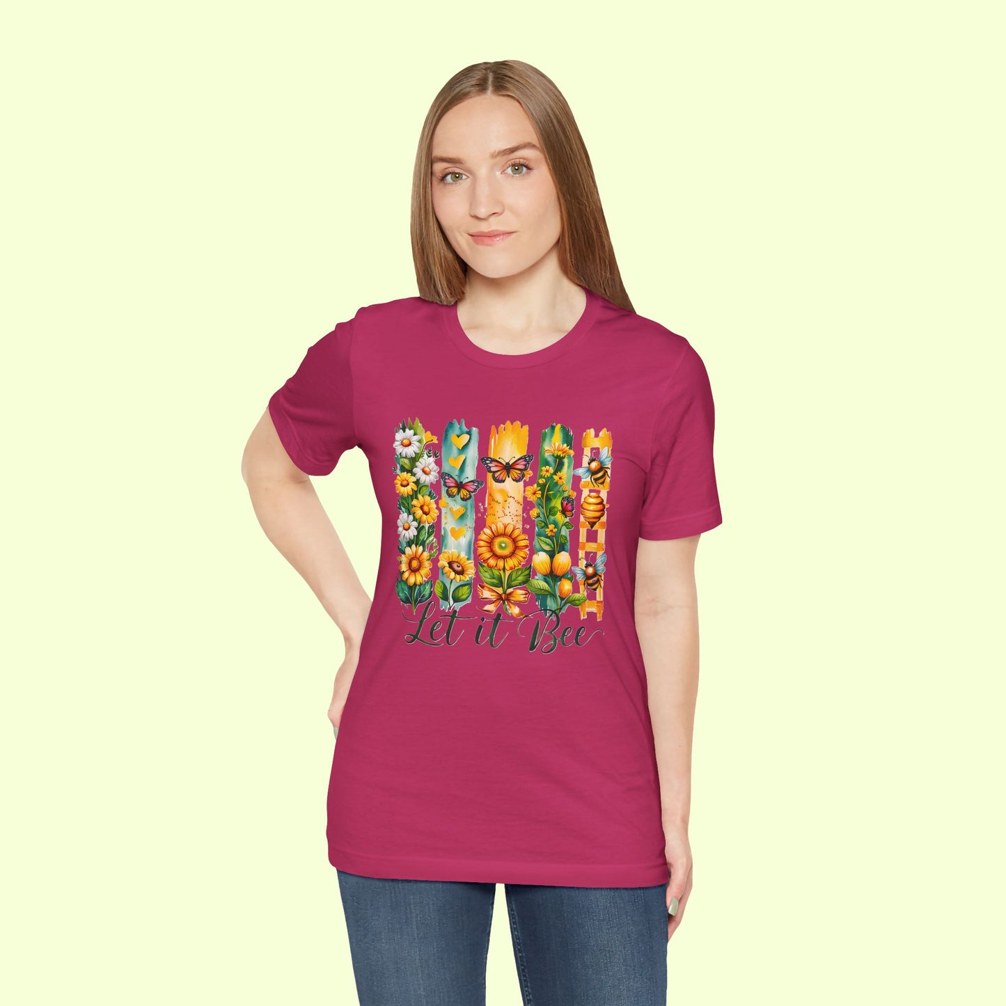 Let It Bee. T-Shirt for Women | Inspirational Faith Quote Tee