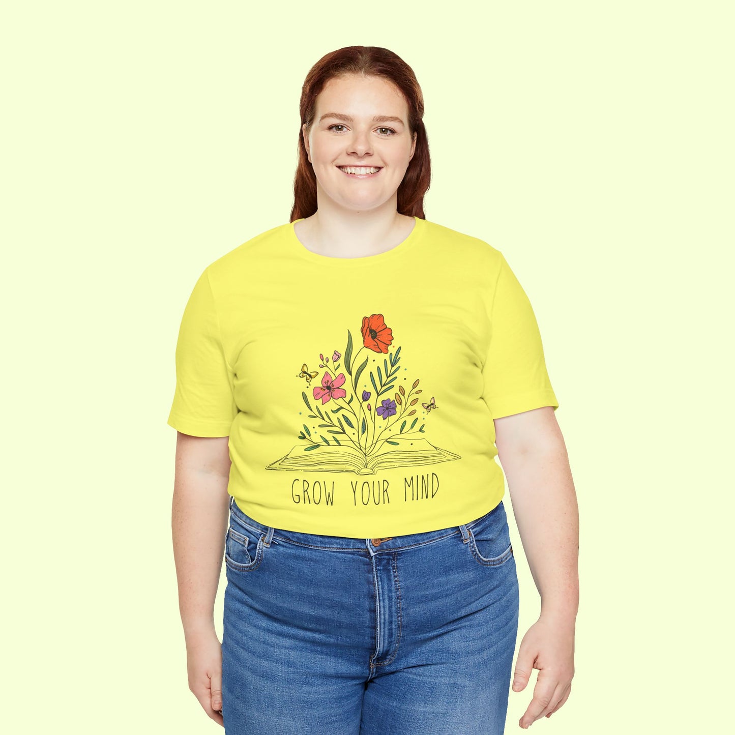 Grow Your Mind. T-Shirt for Women | Inspirational Faith Quote Tee