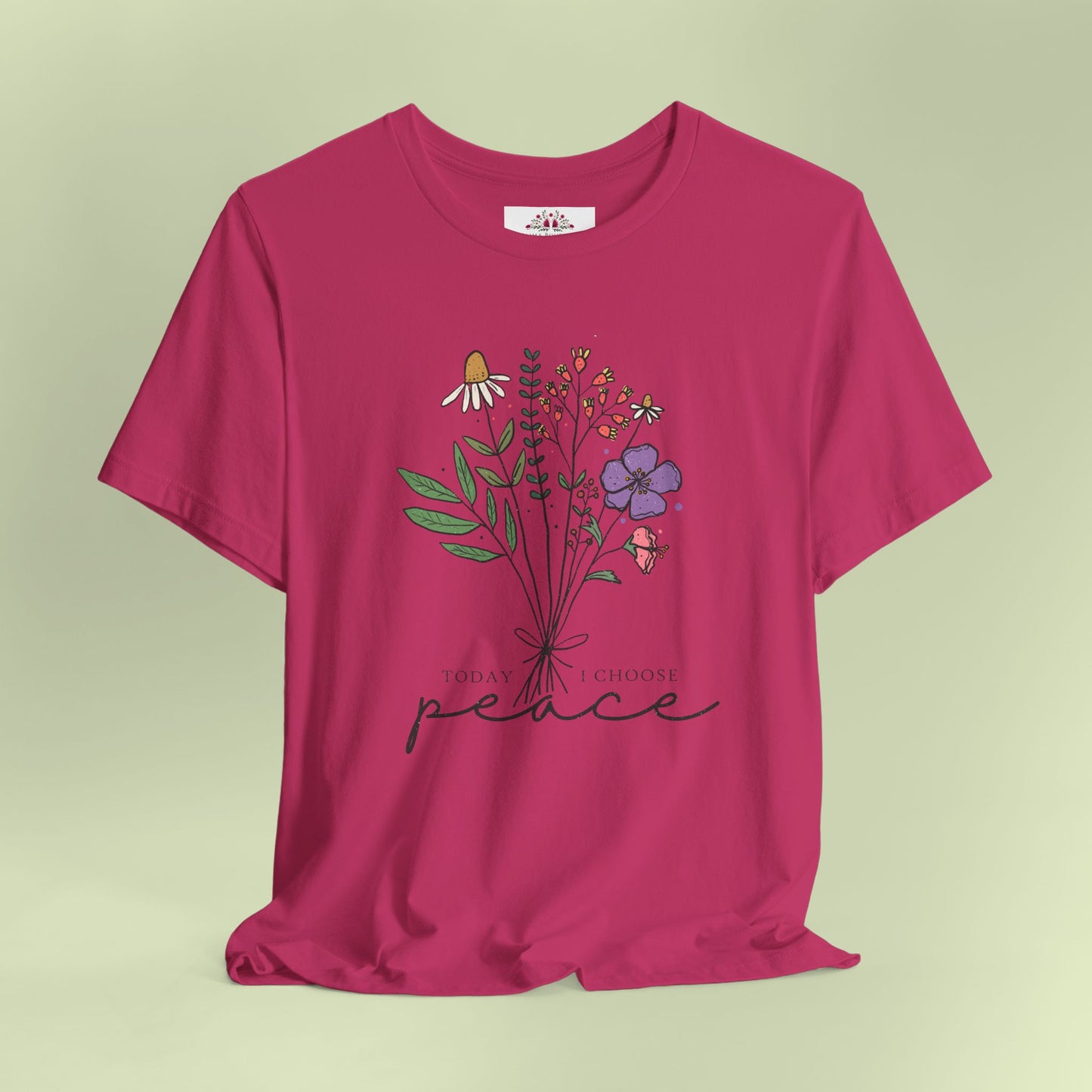 Today I Choose Peace. T-Shirt for Women | Inspirational Faith Quote Tee