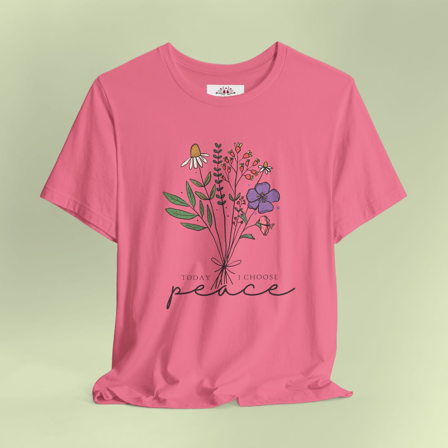 Today I Choose Peace. T-Shirt for Women | Inspirational Faith Quote Tee