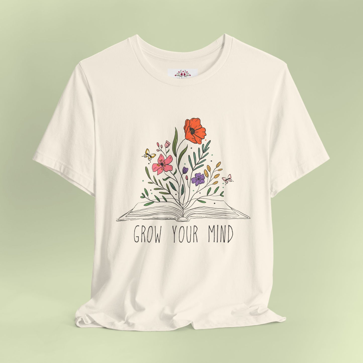 Grow Your Mind. T-Shirt for Women | Inspirational Faith Quote Tee