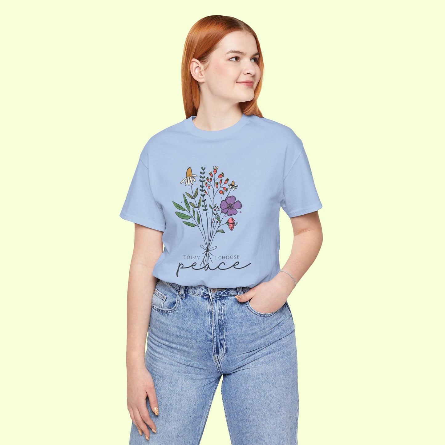 Today I Choose Peace. T-Shirt for Women | Inspirational Faith Quote Tee