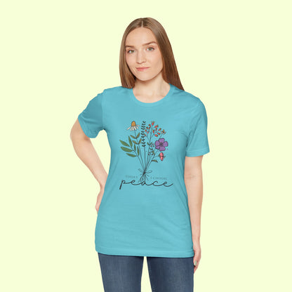 Today I Choose Peace. T-Shirt for Women | Inspirational Faith Quote Tee