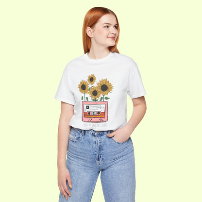 Trust In Vibes Not In Words. T-Shirt for Women | Inspirational Faith Quote Tee