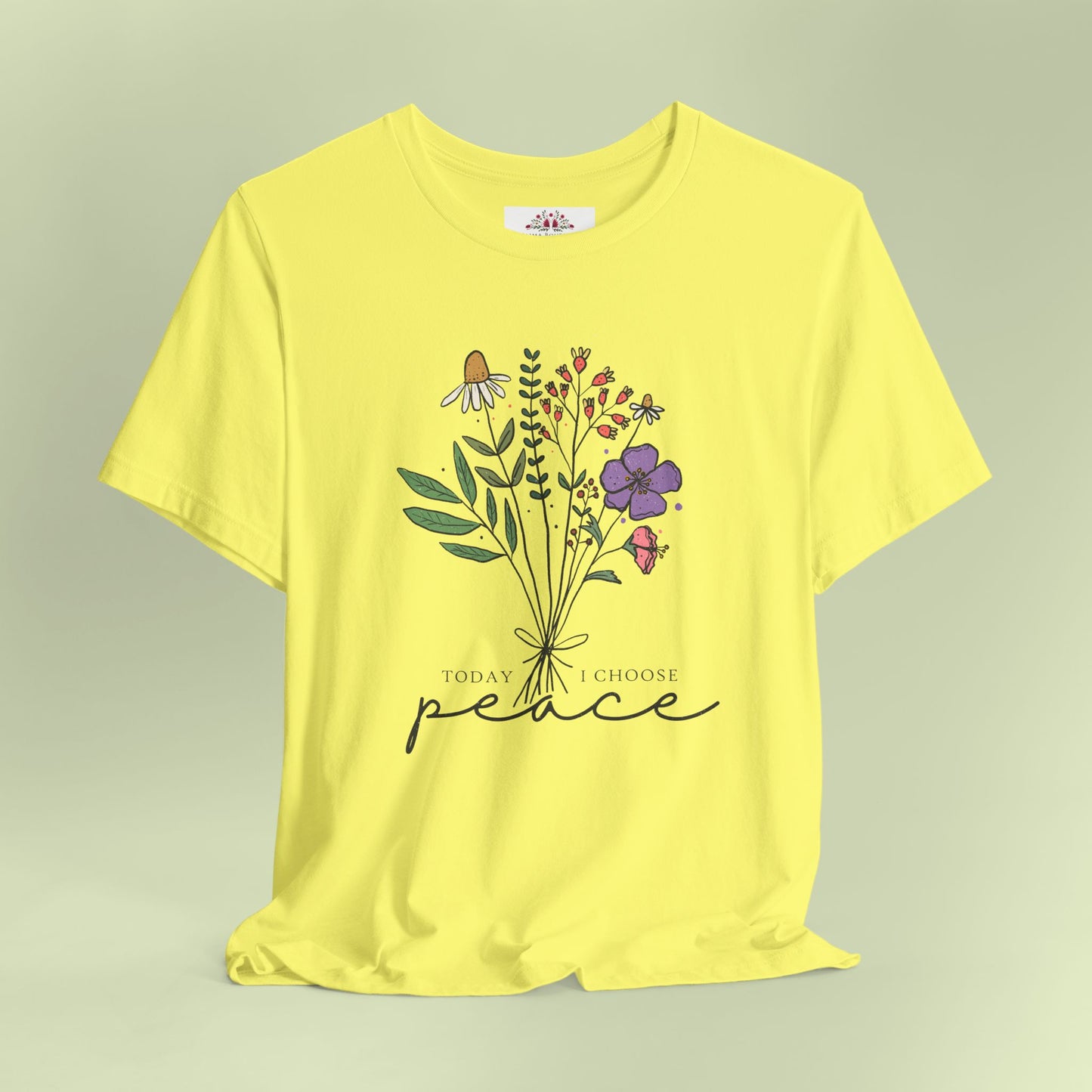Today I Choose Peace. T-Shirt for Women | Inspirational Faith Quote Tee